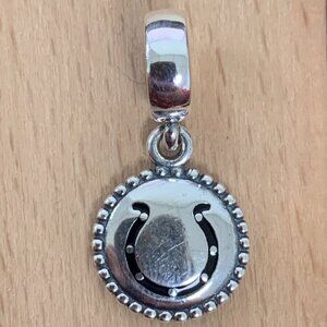 Pandora NFL Football Indianapolis Colts Dangle Charm, S925 Silver Bracelets